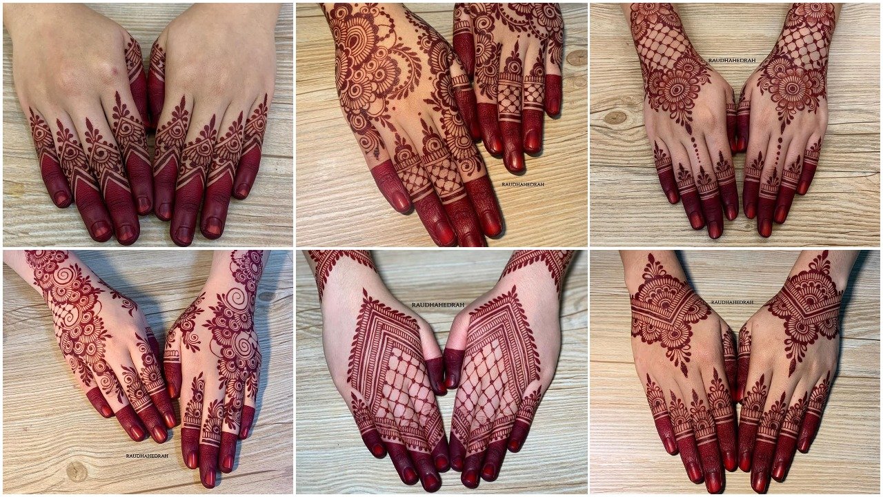 Elegant henna mehndi designs for hand