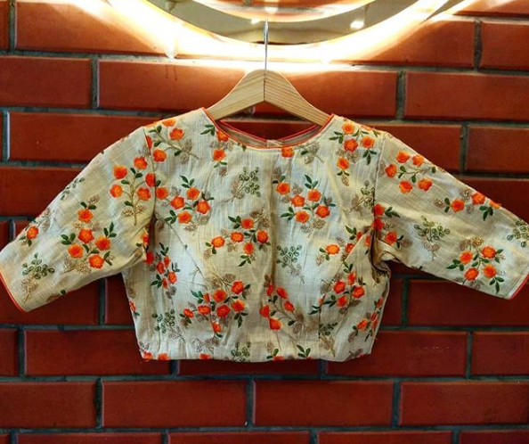 Amazing blouse design