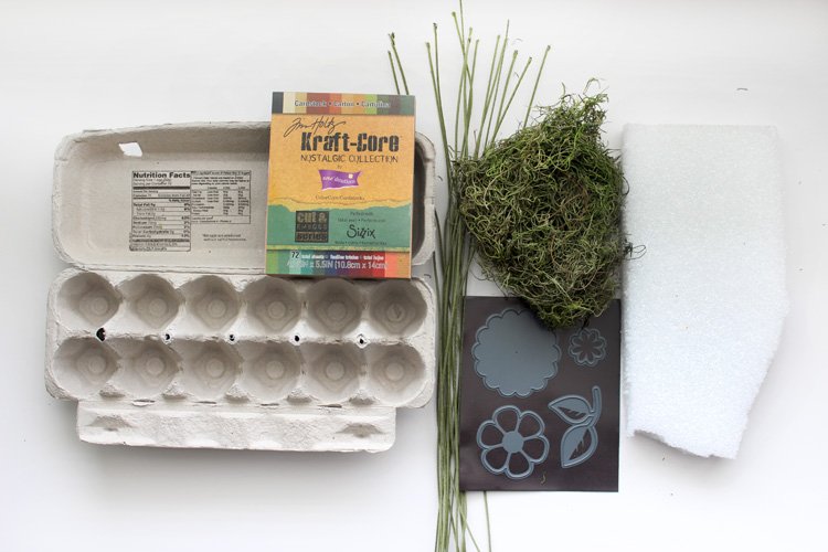 Egg Carton Craft Flower Box