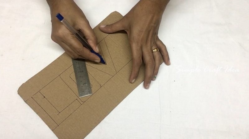 how to make photo frame from cardboard