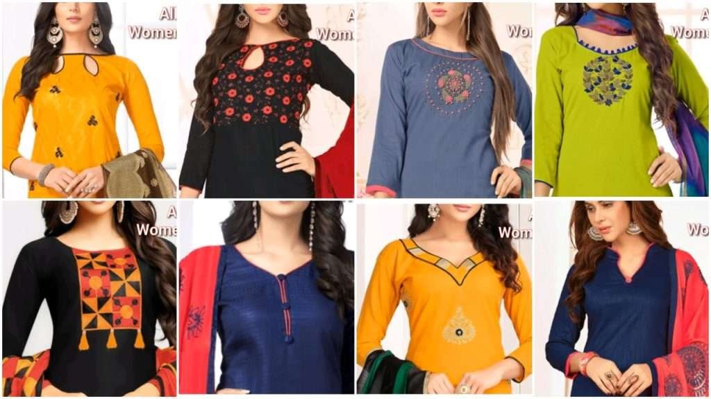 chudidhar neck designs