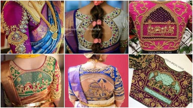 Pattu saree blouse designs to rock your desi bridal look