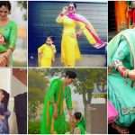 Mother and daughter matching suit design ideas