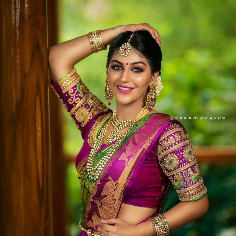 Pattu saree blouse designs to rock your desi bridal look