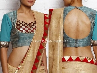 Patch Work Blouse Designs