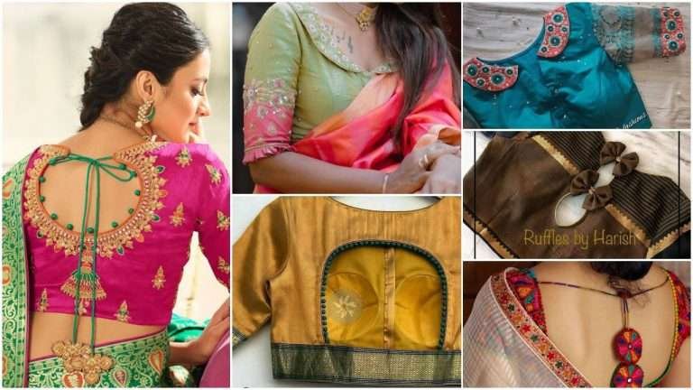 15 Evergreen and trendy saree blouse designs