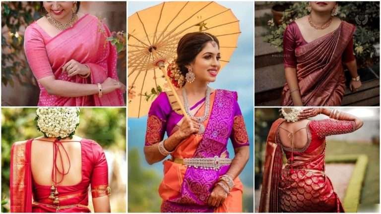 Top 10 blouse designs for wedding silk sarees