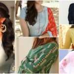 Trendy button neck and sleeves design