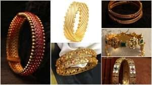 Latest gold bangles designs for women
