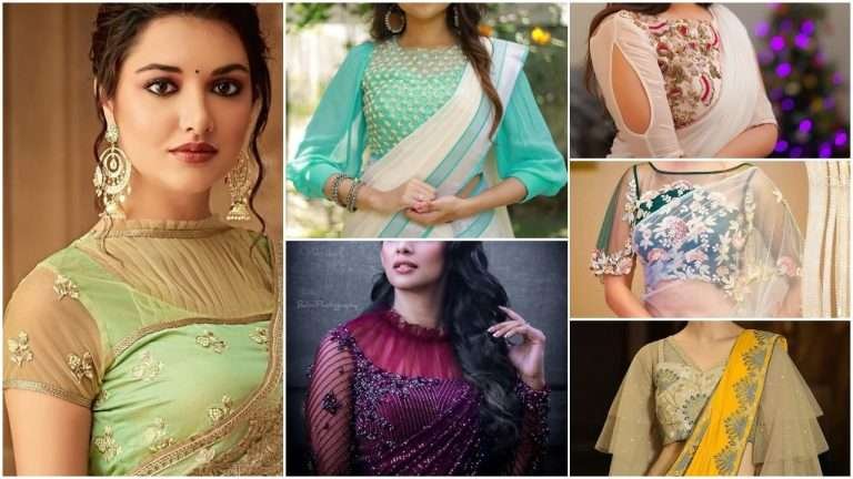 Net blouse designs are a must-have in your wardrobe