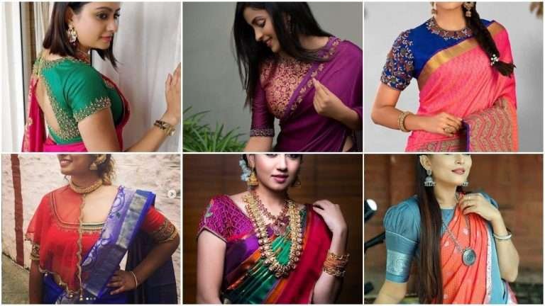 Latest collection of designer blouse designs for stylish look