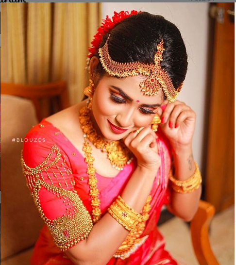 Top 10 blouse designs for wedding silk sarees - Simple Craft Idea