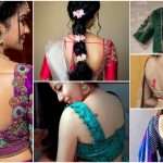 Trendy blouse back neck design