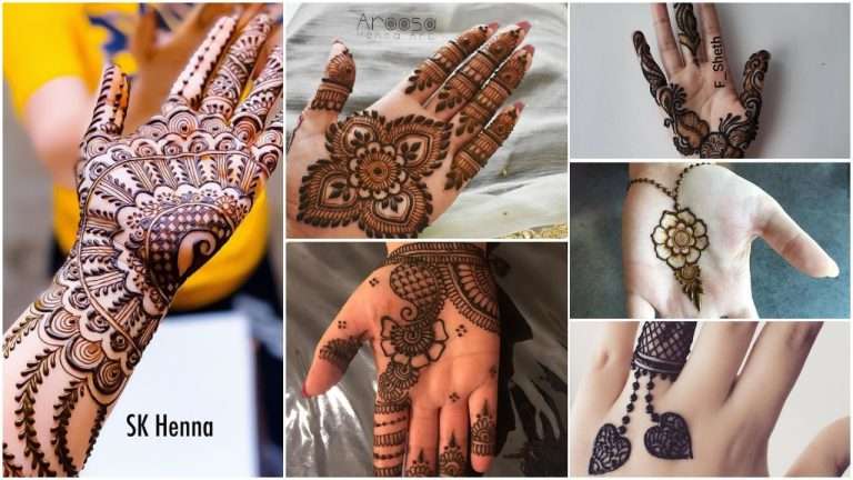 Simple arabic mehndi designs
