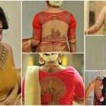 Stylish designer blouse design