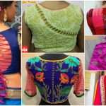 beautiful blouse neck design