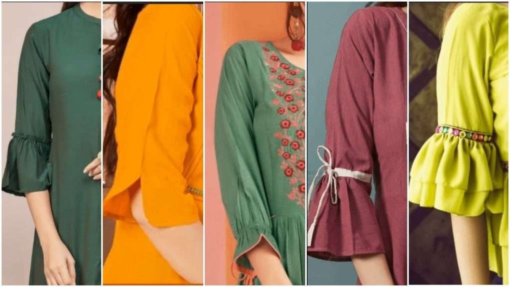 Beautiful sleeve design for kurti