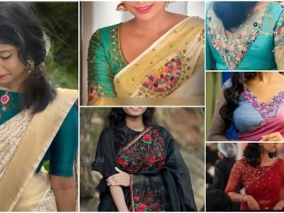 saree blouse pattern