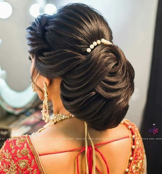 womenhair | Linktree | Hair style on saree, Simple hairstyle for saree,  Engagement hairstyles