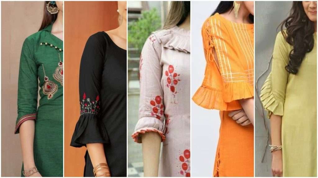 Latest sleeves designs for kurti 2020