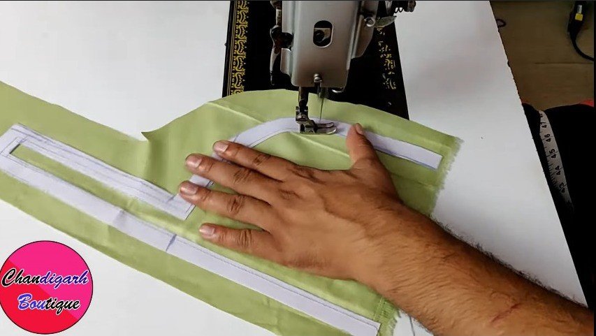 Suit neck design cutting and stitching - Simple Craft Idea