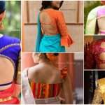 Stylish blouse back neck