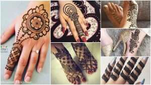 Simple arabic mehndi designs