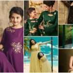 Mother and daughter matching dresses