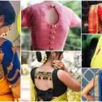 Trendy blouse back neck design