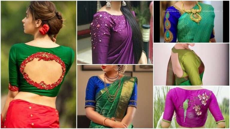 Party wear blouse design