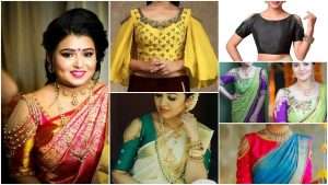 Cold shoulder blouse design