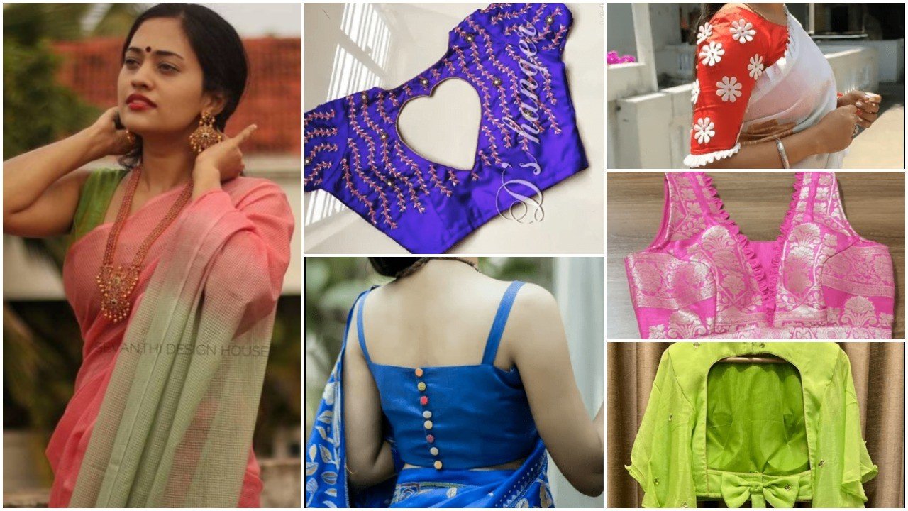 Saree blouse patterns for women