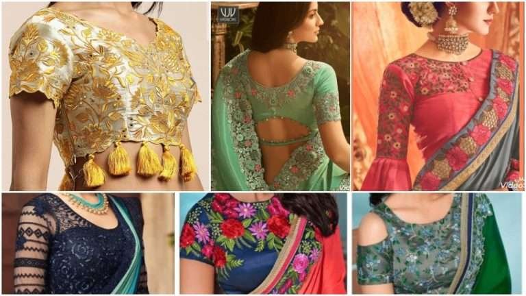 Top 10 latest blouse designs catalogs for saree blouse