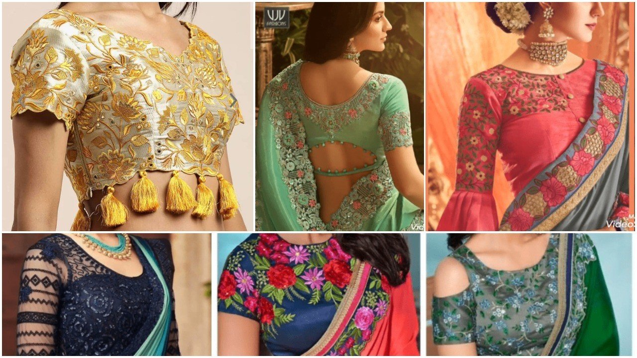 Top 10 latest blouse designs catalogs for saree blouse
