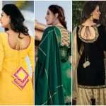 Kurti back neck design