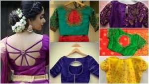10 Simple and pretty thread work blouse designs