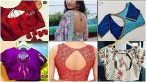 Trendy blouse back neck drsign