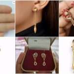 gold earrings designs