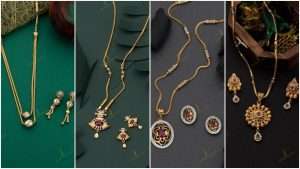 Simple gold chain design