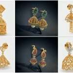 Gorgeous gold jhumka designs