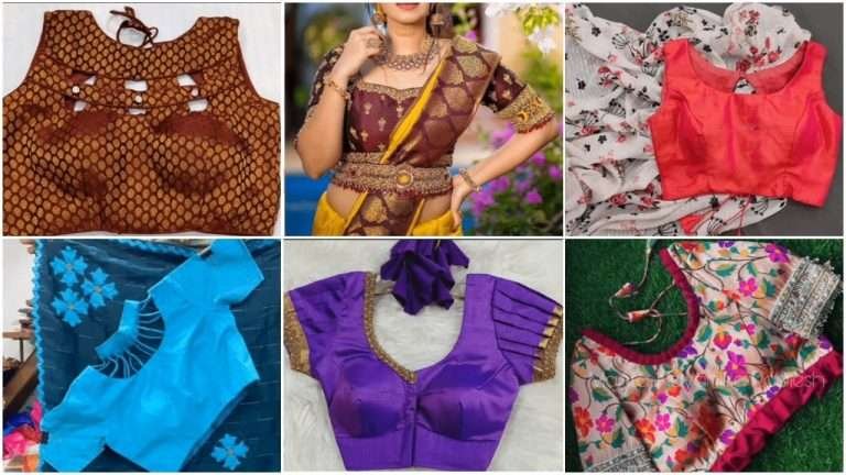 Best stunning latest saree blouse