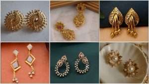 Outstanding collection of gold earrings designs