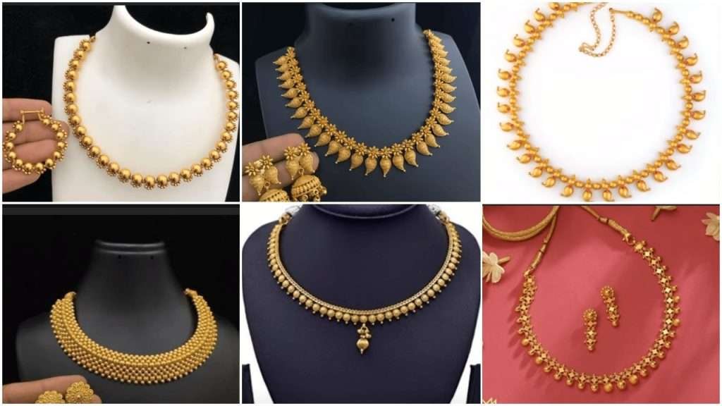 gold necklace designs