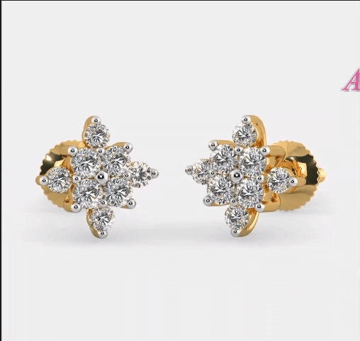 Light Weight Small Gold Earrings