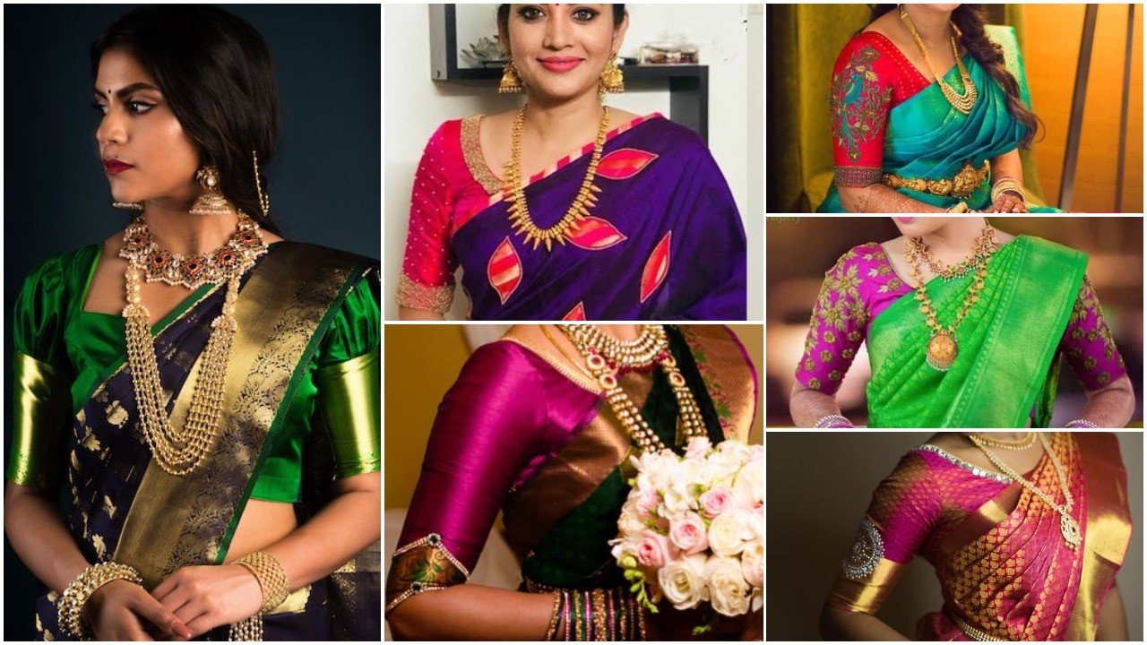 Amazing blouse designs for pattu sarees – Simple Craft Ideas