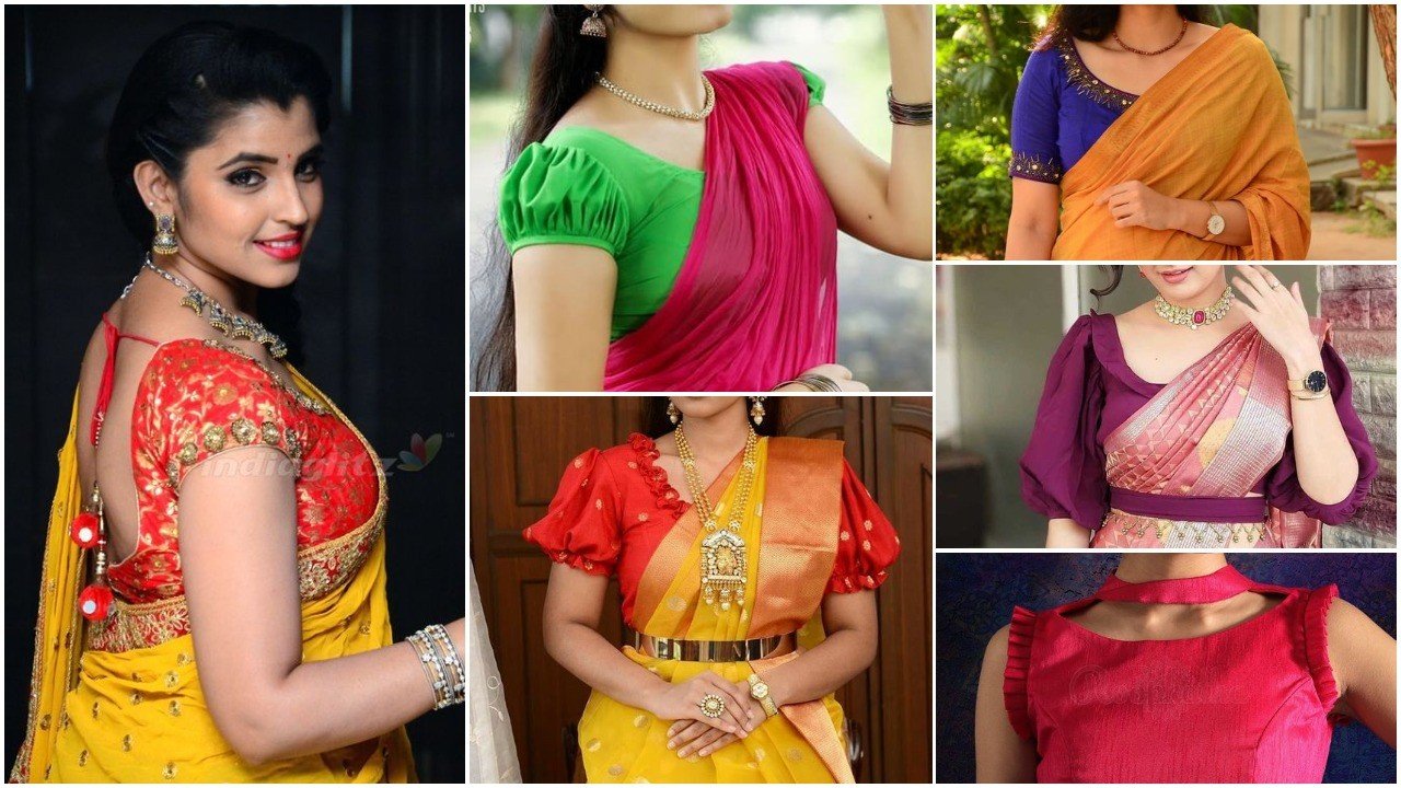 15 trending saree blouse models that will blow your mind – Simple ...
