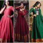 Ethnic long kurti design