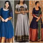 Old saree gown ideas