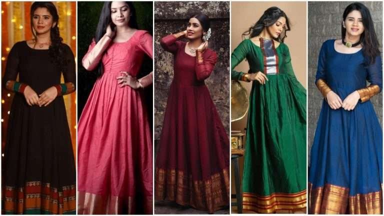 Ethnic long kurti design