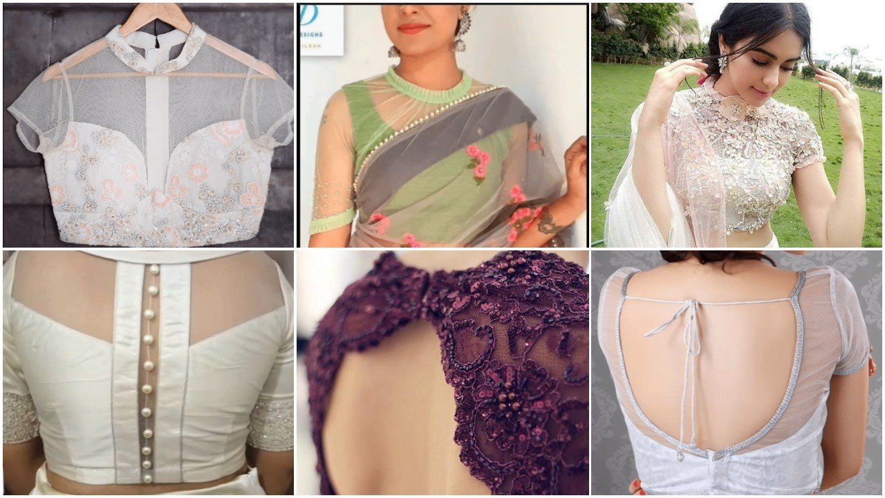 Trendy net blouse design – Simple Craft Ideas